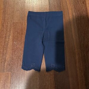 Ralph Lauren baby girl navy leggings with detail NWT size 18 mo